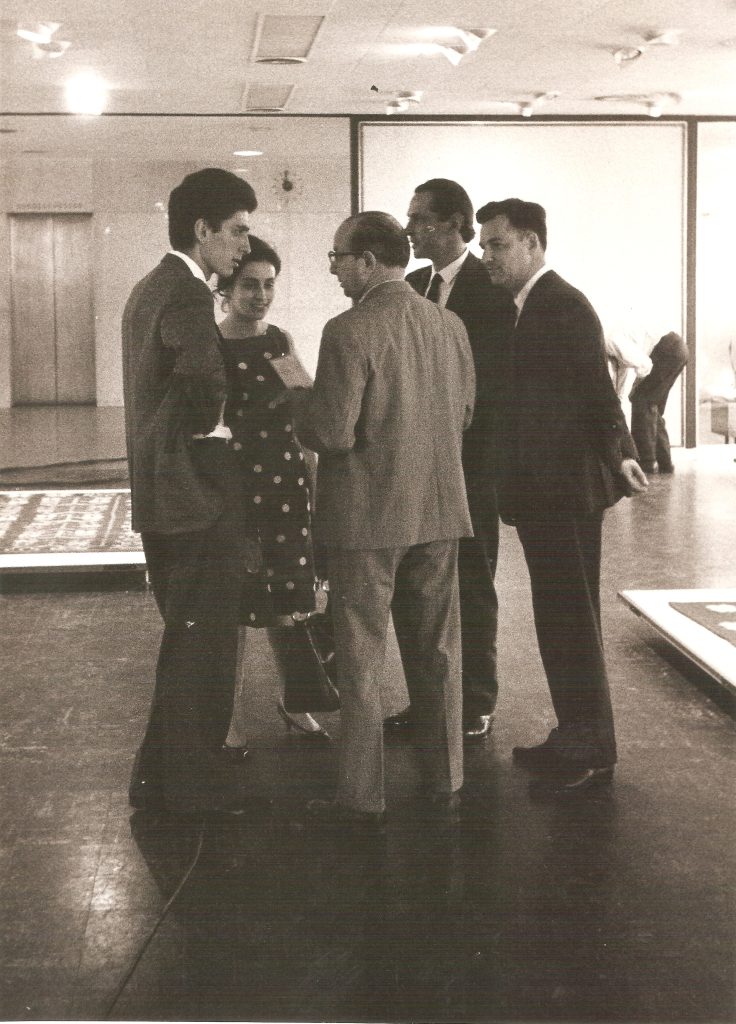 1963 · Inauguración MAMBA con Antonio Berni, Hugo Parpagnoli y Claudio Segovia